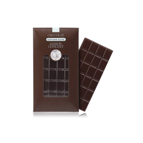 TABLETTE CHOCOLAT NOIR SANS SUCRE 