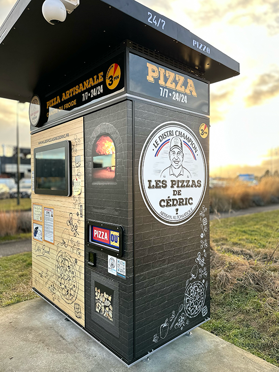 Distributeur automatique de pizzas: Franchise "Les Pizzas de Cédric"