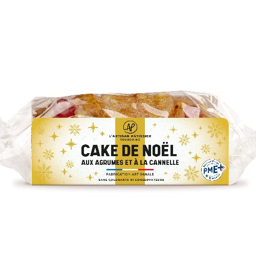 Cake de Noël aux agrumes et à la cannelle