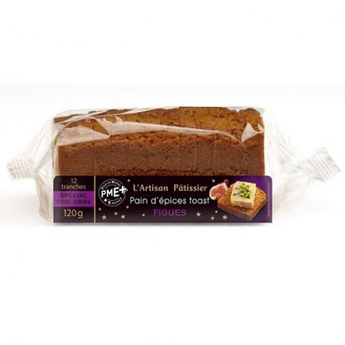 Pain d'épices toast Figues