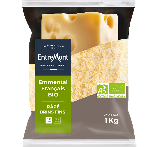 Emmental Bio Râpé – Entremont Professionnel – 1kg