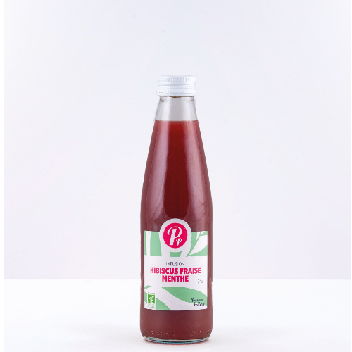 Infusion Hibiscus Fraise Menthe BIO - 25cl