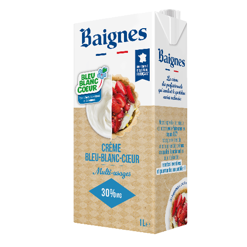 Crème Bleu-Blanc-Cœur Baignes 30% MG