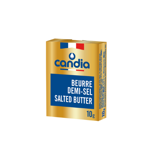 Beurre demi-sel 80% MG - Micropains - Candia Professionnel