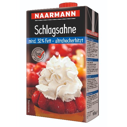 Crème à fouetter UHT 32 % de matière grasse