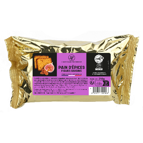 Pain d’épices Figues Raisins