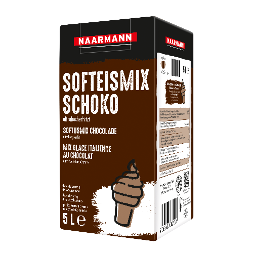 Préparation liquide pour glace soft au chocolat
