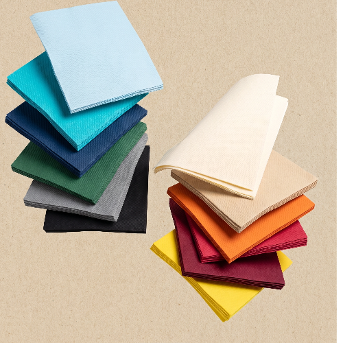 Serviettes micro-gaufrées ouate 2 plis