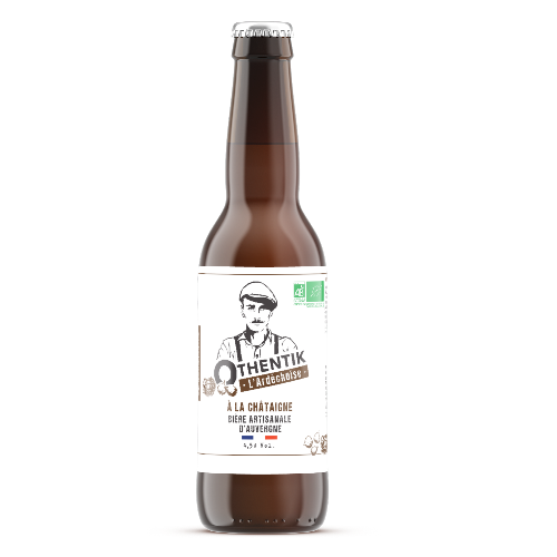 Bière BlO﻿NDE Bio à la CHÂTAiGNE L'ARDECHOISE 