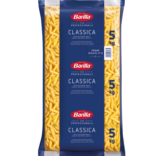 Pâtes Penne Rigate Classica 5KG