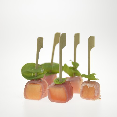 Collection de brochettes en bambou