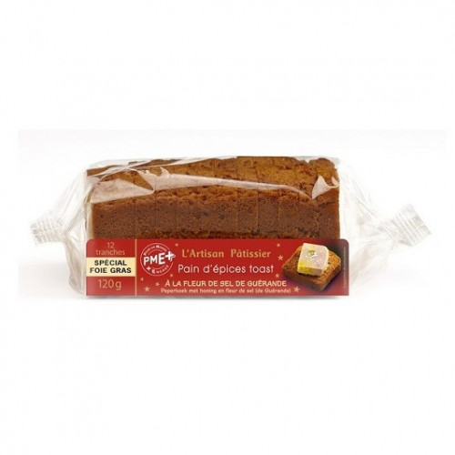 Pain d'épices toast Fleur de sel