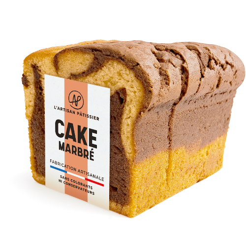 Cake Marbré, 3 tranches