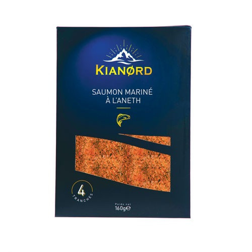 SAUMON FUME ANETH 4 TRANCHES