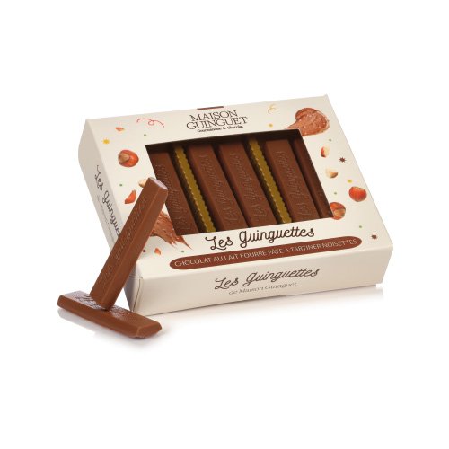 GUINGUETTES CHOCOLAT LAIT FOURREES A LA PATE A TARTINER