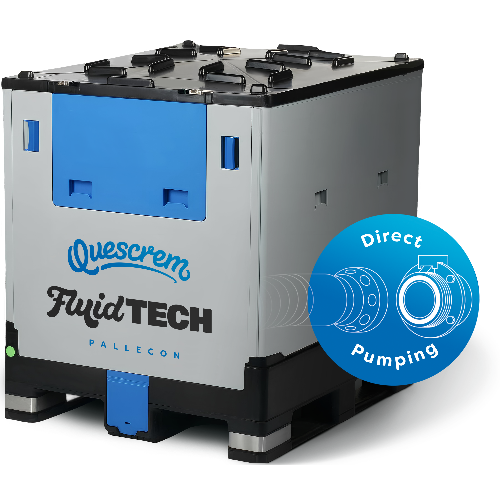 Quescrem FluidTech-Fromage frais fluide disponible en format 1 tonne
