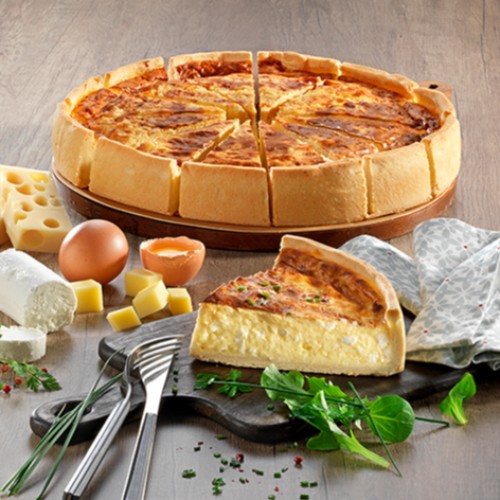 Quiche 3 fromages 