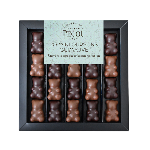 Coffret 20 mini oursons guimauve