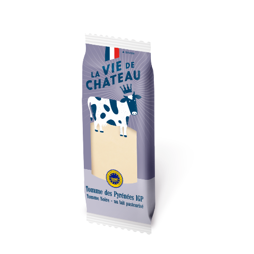 Tomme des Pyrénées IGP, Tomme Noire mini-portion - La Vie de Château