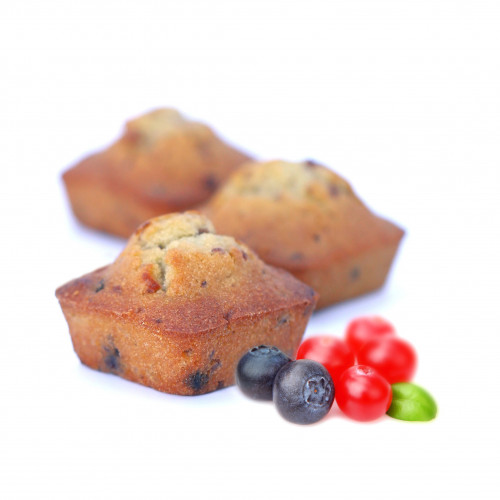 Moelleux aux fruits rouges bio sans gluten
