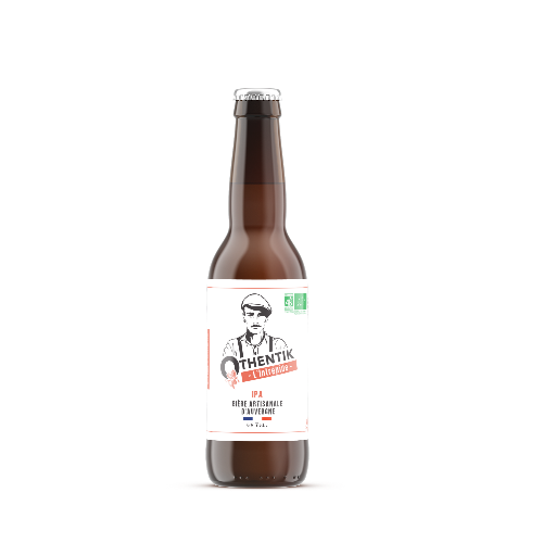 Bière IPA Bio L'intrépide Othentik 6°