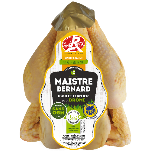 Poulet Fermier entier Label Rouge - IGP de la Drôme