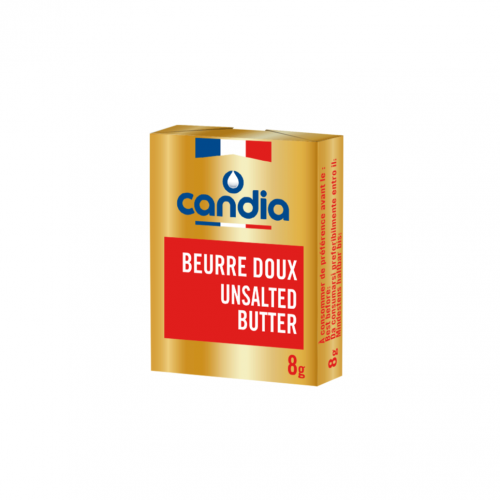 Beurre doux 82% MG - Micropain - Candia Professionnel