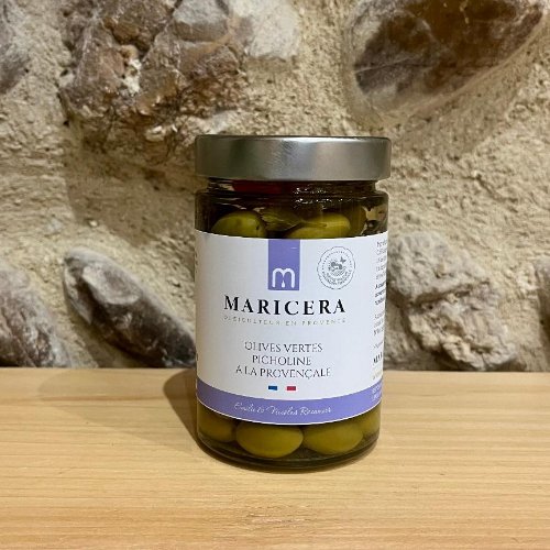 Olives Vertes Picholines à la Provençale - 170gr