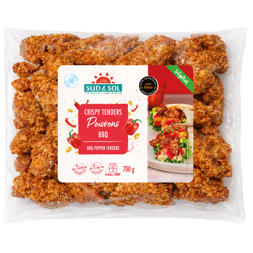 Crispy tenders de poivrons BBQ