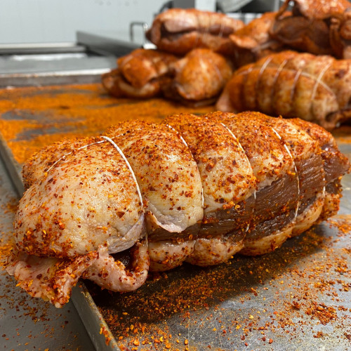 Rôti de magret de canard au piment d'Espelette