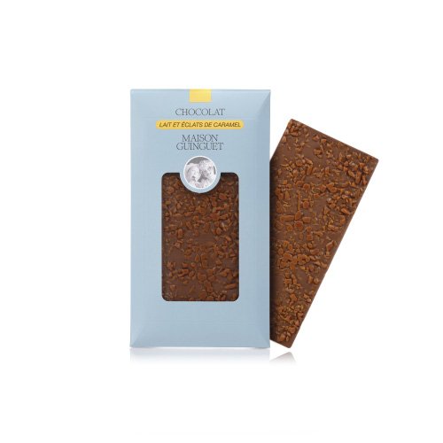 TABLETTE CHOCOLAT LAIT ET ECLATS DE CARAMEL
