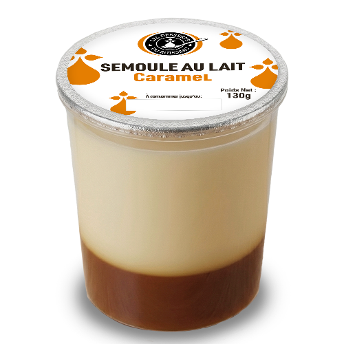 Semoule au lait caramel 130g