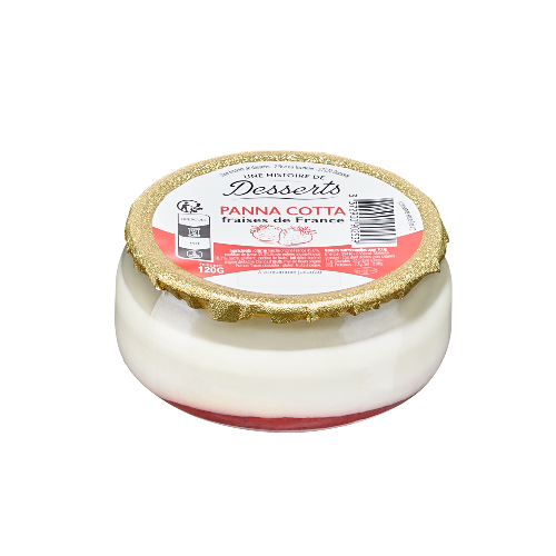 Panna cotta fraise 120g
