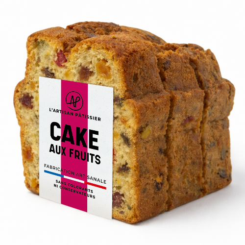 Cake aux Fruits, 3 tranches