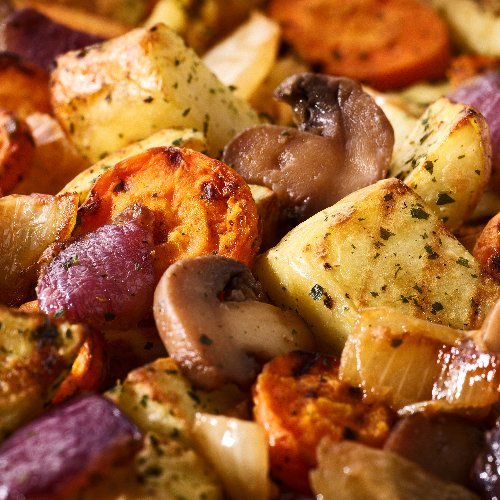 Poêlée aux légumes rôtis persillade