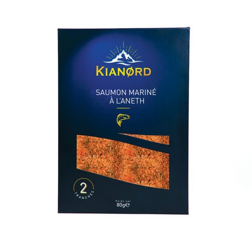 SAUMON FUME ANETH 2 TRANCHES