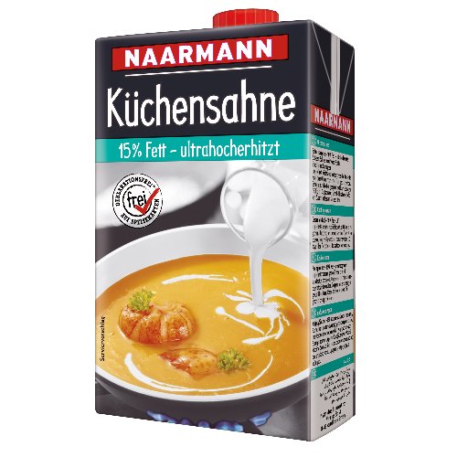 Crème culinaire UHT 15 % de matière grasse