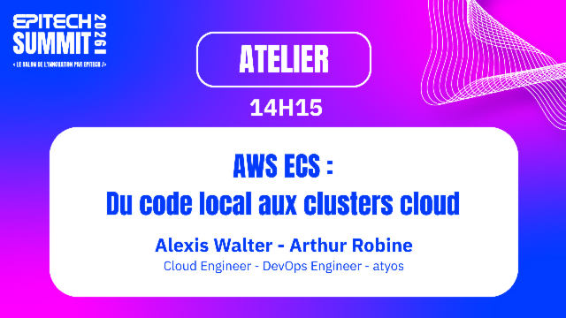AWS ECS: Du code local aux clusters cloud