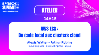 AWS ECS: Du code local aux clusters cloud