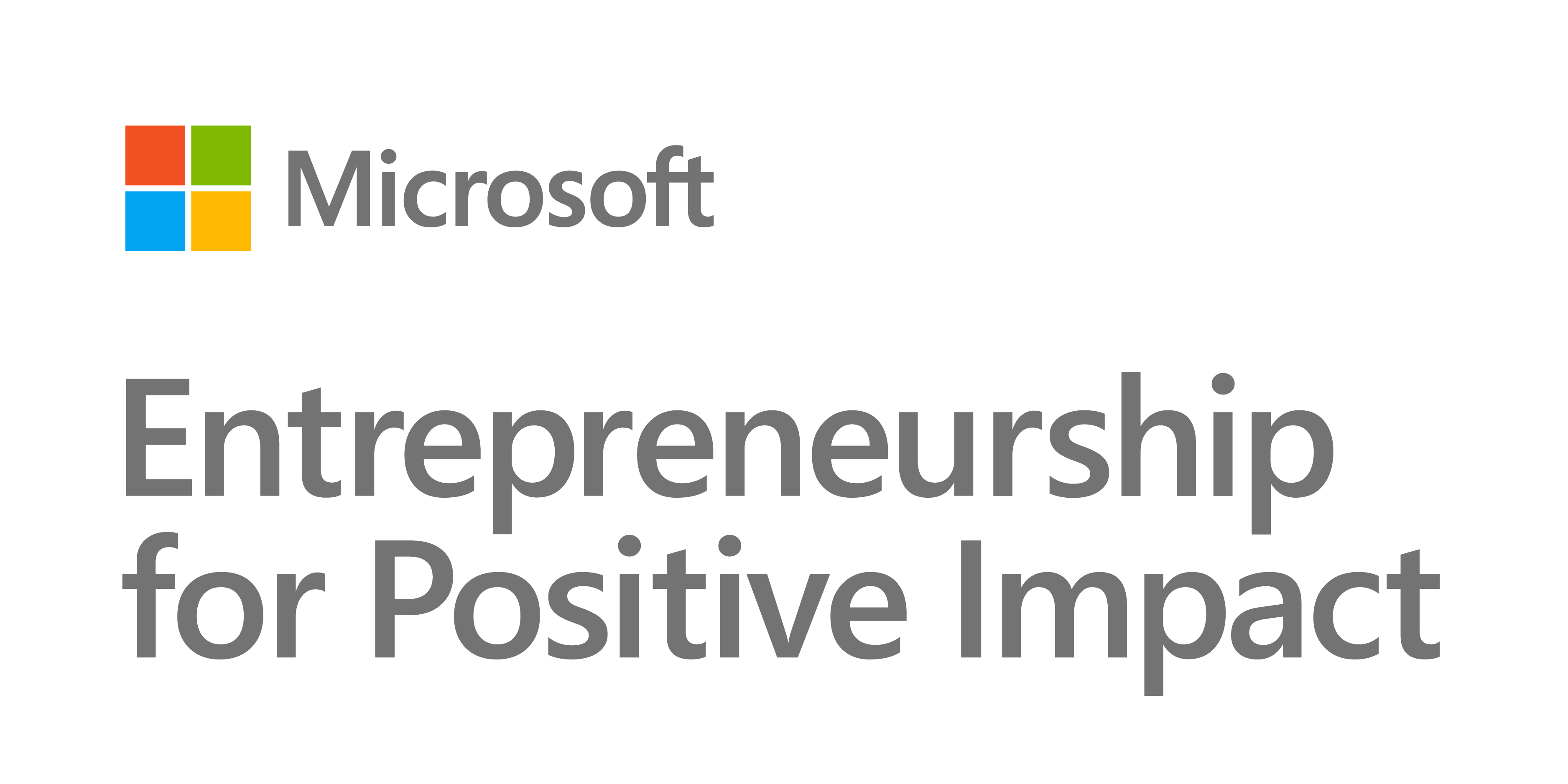 Microsoft Entrepreneurship For Positive Impact
