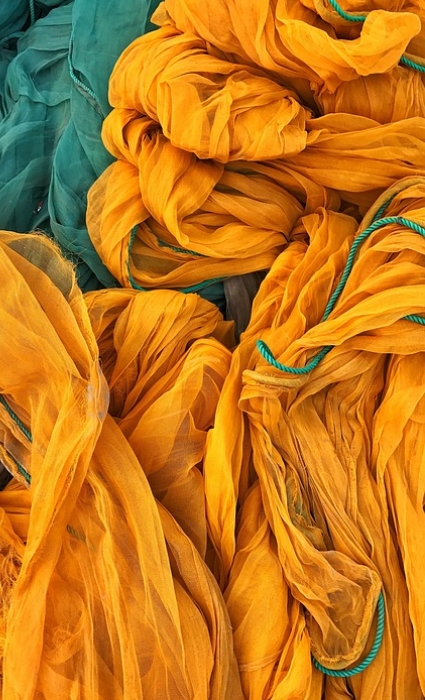 Recycling fishing nets