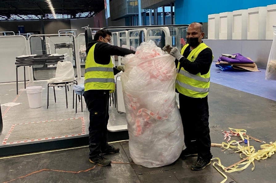 Tri des déchets sur le salon PV Paris
