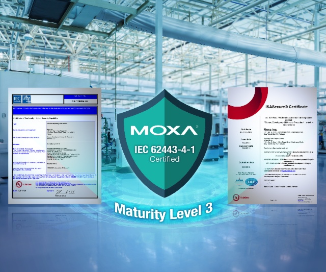 Moxa obtient une double certification IEC 62443-4-1 Niveau de maturité 3, établissant une nouvelle référence en matière de sécurité des infrastructures critiques