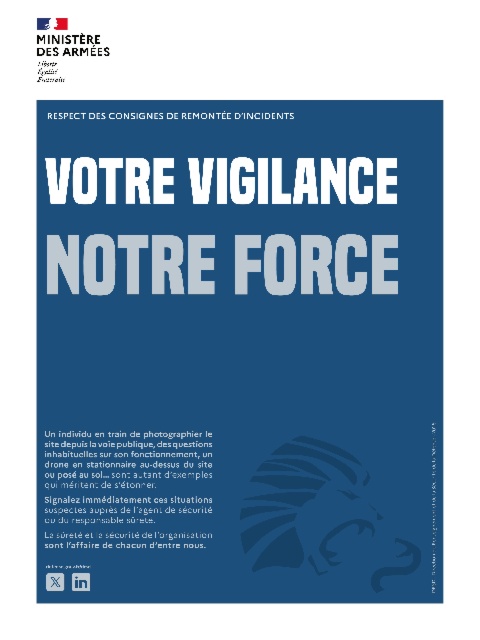 Une campagne de sensibilisation à la sûreté lancée par la DRSD