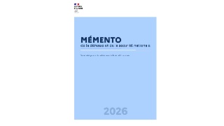 Mémento de la défense et de la sécurité nationale : la résilience, une affaire de tous les citoyens
