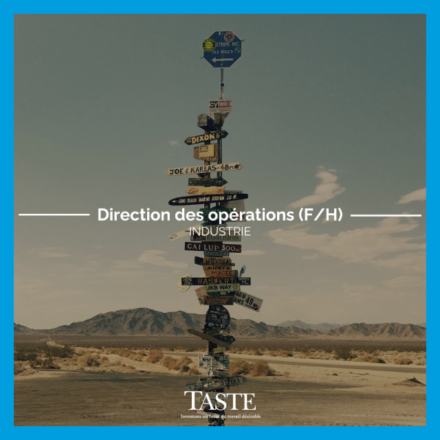  Direction des opérations (F/H) 