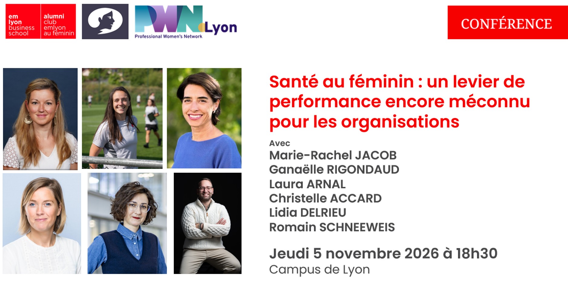 PWN Lyon | November 2026 | Sante au feminin un levier de performance encore meconnu pour les organisations