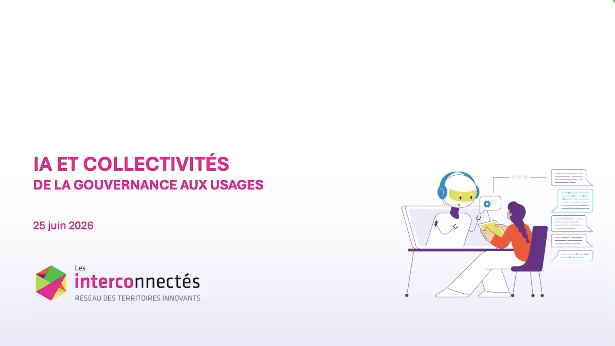 Webinaire - Gouvernance de l'IA : les bonnes pratiques des collectivités / Lancement du guide pratique