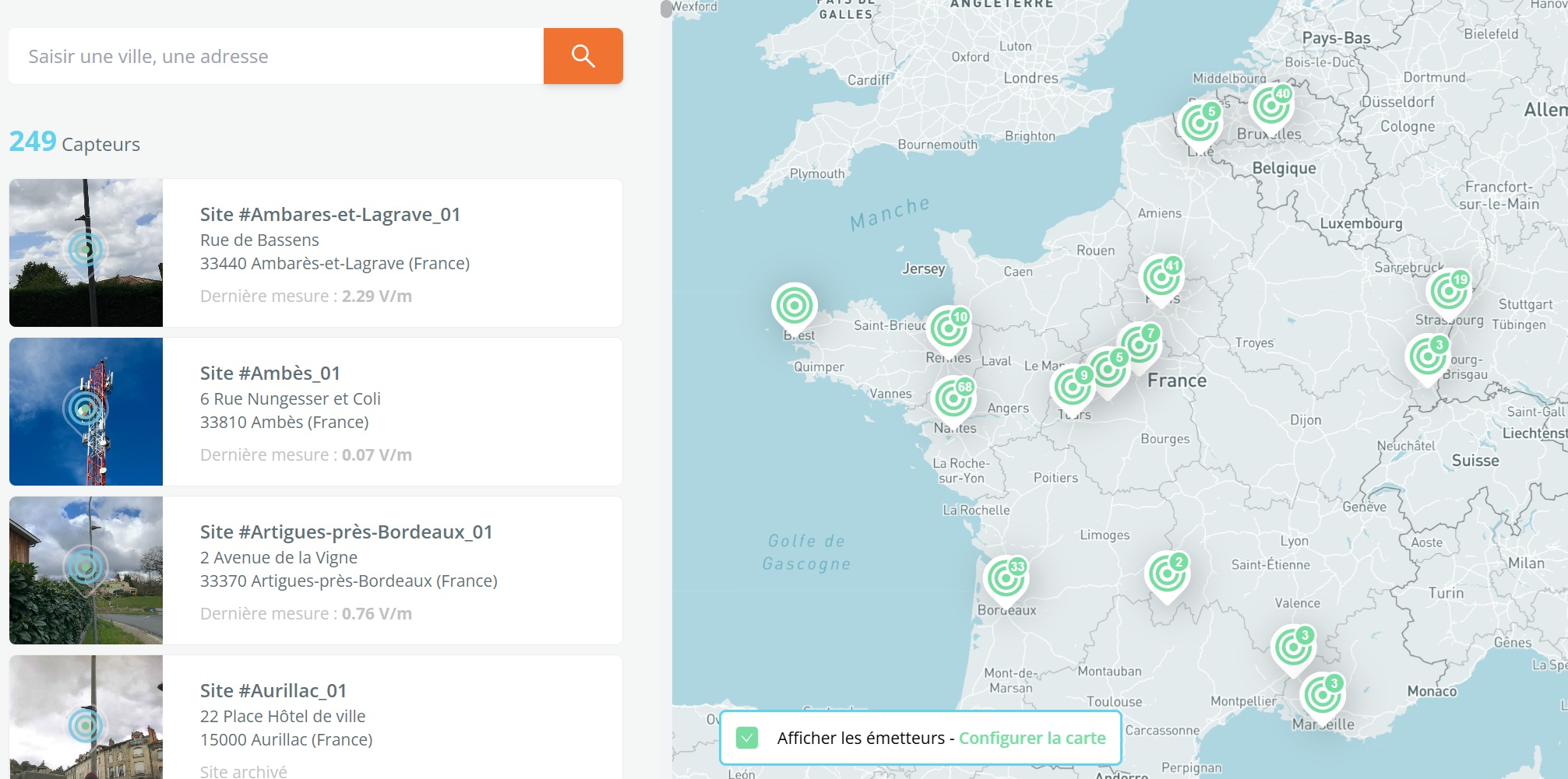 Cartographier les ondes électromagnétiques