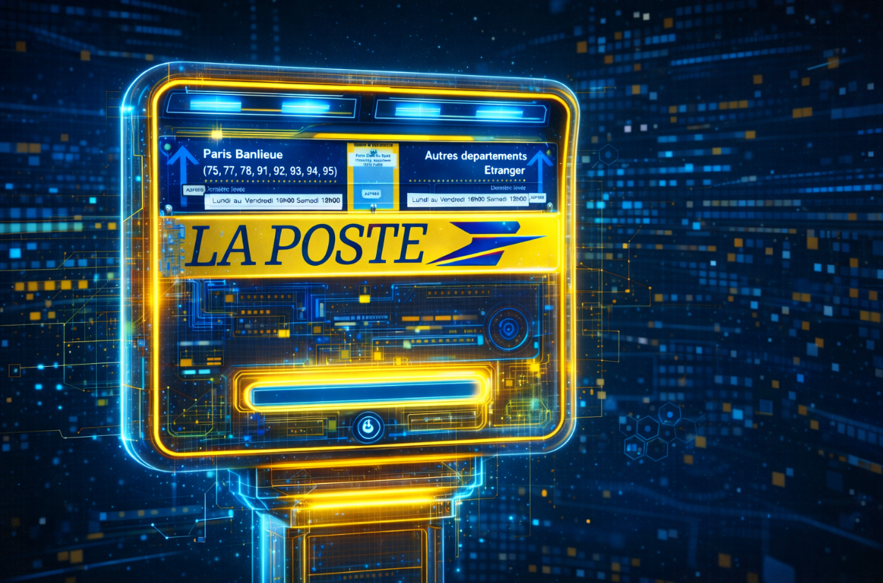 Le jumeau numérique de la Poste analyse les données en temps réel